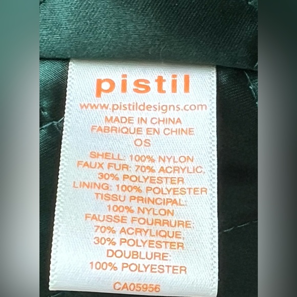 🔥PISTIL Black & White Check RAVE Black Faux Fur Earflap TRAPPER HAT |Women’s OS - Picture 6 of 16